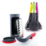 Set de utensilios con bloque rallador 7 pzas.